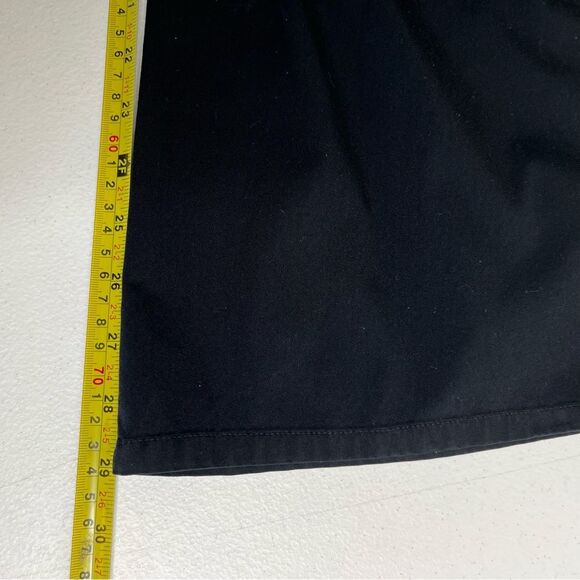 Black Scrub Uniform Cargo Pant Utility Split Hem Elastic Drawstring Women XL - Picture 13 of 15